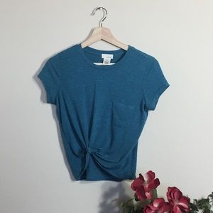 Cute Blue Top from Wet Seal